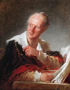 Jean Honore Fragonard, Portrait of Denis Diderot